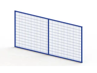gaasachterwand,v. palletstelling,HxB 500x2225mm,v. traversen L 2225mm - 1