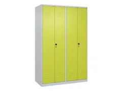 PBM-locker,HxBxD 1850x1200x500mm,4vak,vak B 300mm,draaigrendel