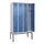 locker voor scheiding van kleding,HxBxD 2120x1200x500mm,4vak