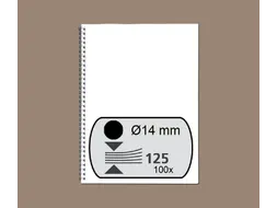 Draadrug Fellowes 14mm 34-rings A4 zwart 100stuks