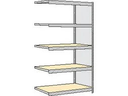 magazijnstelling,aanbouwveld,HxBxD 2000x1285x526mm,vakl. 250kg