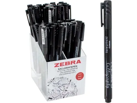 Zensations kalligrafiepen zwart 3 schrijfbreedtes