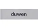 Infobord pictogram duwen 165x44mm