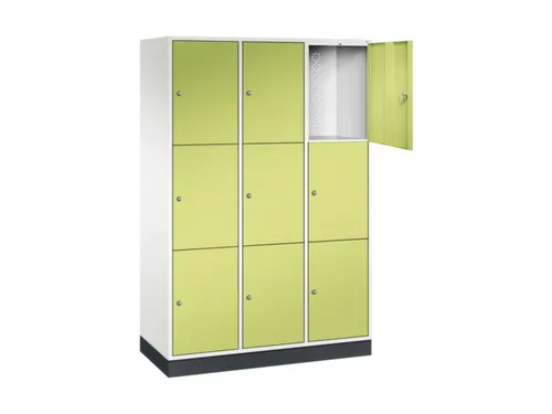 grootvolume-lockersysteem,HxBxD 1950x1220x500mm,3x3vakken,cil.-slot