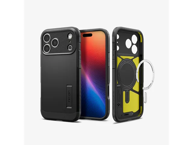 Tough Armor T Apple iPhone 17 Pro Max Hoesje MagSafe Back Gunmetal