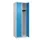 locker,HxBxD 1850x600x500mm,2vak,vak B 300mm,cil.-slot,staand op vloer