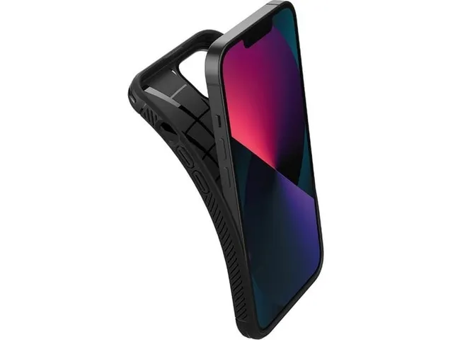 Spigen Case ACS03518 iPhone 13 Rugged Armor mat zwart