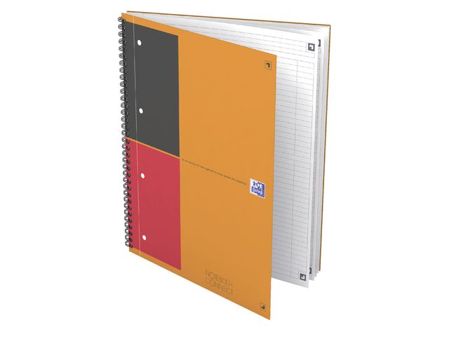 Oxford Bloc-notes International Notebook, A5 +, À lignes, Orange