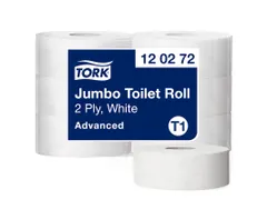 Toiletpapier Tork T1 Jumbo 2-laags Wit Advanced 120272