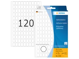 HERMA 2310 Universele etiketten 8x12mm Wit 3840 stuks