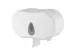 Toiletpapierdispenser 2 rollen Wit (kokerloos)