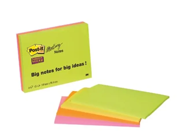 Meeting notes 45 vel 101 x 152 mm