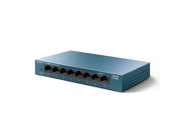 8-poorts 10/100/1000 Mbps Desktop Switch