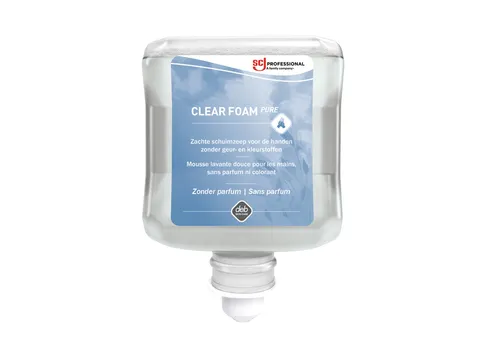 Handzeep SCJ Clear Foam Pure parfumvrij 1000ml