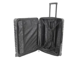 Reistrolley JSA maat L 75,5 x 50,5 x 29 cm mat zwart gerecycled ABS - 3