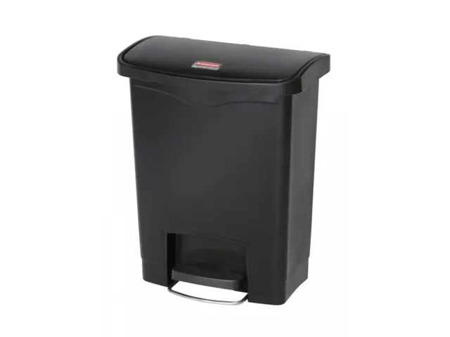 Pedaalemmer Slim Jim Step On Front Kunststof 30 Liter Zwart