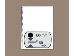 Draadrug GBC 8mm 34-rings A4 zwart 100stuks