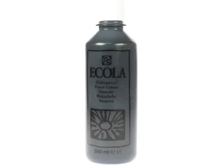 Plakkaatverf Ecola Flacon van 500 ml Zwart - 1