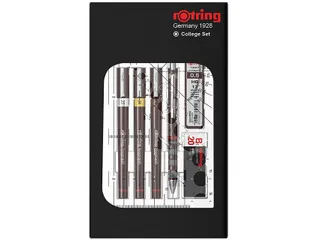 Tekenset rOtring Isograph college 0.25mm, 0.35mm en 0.5mm 34 stuks - 3