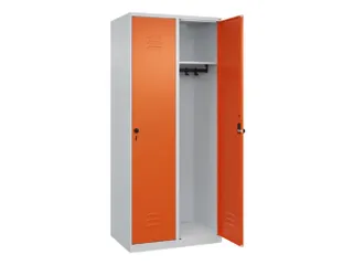 locker,HxBxD 1850x800x500mm,2vak,vak B 400mm,draaigrendel - 1