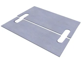 onderlegplaat,v. palletstelling,BxD 209x198mm,staal verzinkt - 1