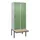 locker met bank,HxBxD 2120x800x815mm,2vak,vak B 400mm,draaigrendel