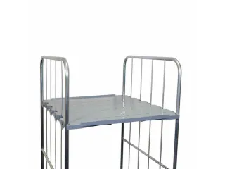 hygiënisch legbord,v. Gaasbox BxD 710x762mm,draagverm. 150kg,HDPE - 1