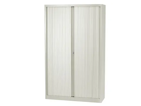 Roldeurkast Inclusief 4 Legborden Krijtwit 198x100x43 Ral9010