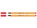 Fineliner STABILO point 88/40 rood 0.4mm