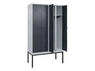 locker voor scheiding van kleding,HxBxD 2120x1200x500mm,4vak - 2