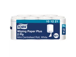 Poetsrol Tork M1 101221 2-laags Centerfeed 21.5x75m 11 Rollen Wit