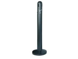 Staande asbak,HxØ 1080x100mm,staal,romp donkergrijs - 1