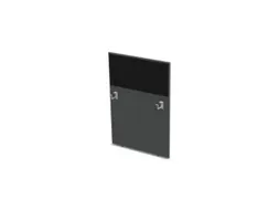 baliepaneel bureau aanbouw rechts MS-donkergrijs BN8033-zwart 800mm