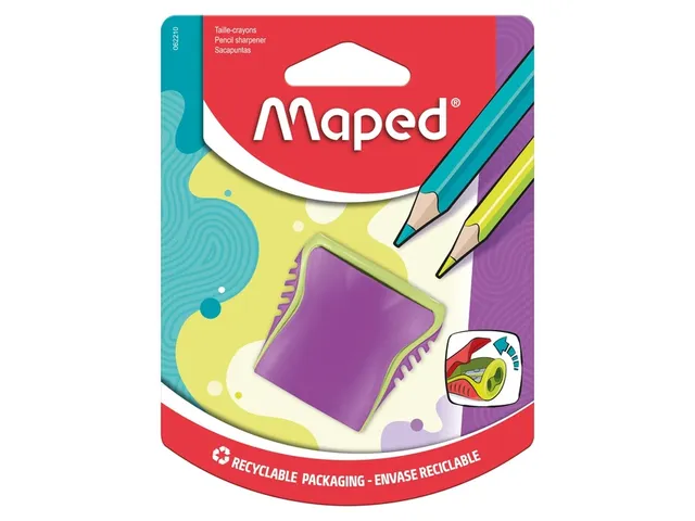 Puntenslijper Maped Boogy 2-gaats assorti