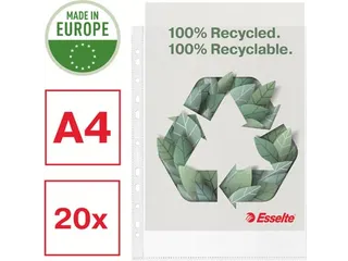 geperforeerde showtas 100 % gerecycleerd A4 20 stuks - 7