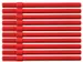 Viltstift 1mm rood 10 stuks