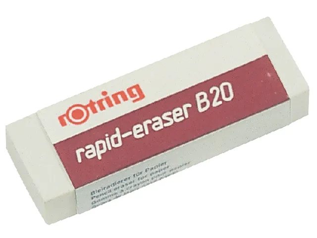 Gum Rotring Rapid Eraser B20 Wit