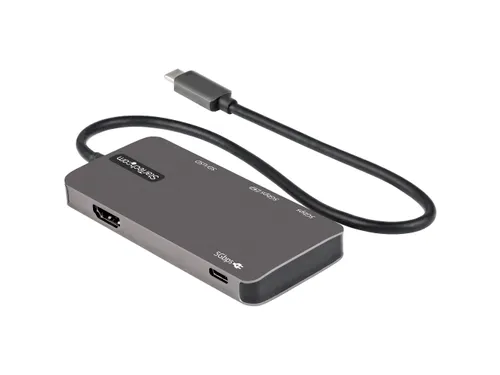 USB-C multiport adapter met 4K HDMI, USB hub en SD-kaartlezer