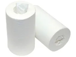 Poetspapier Mini 1-laags wit 120 m, pak van 12 rollen