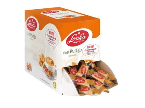 Nougat Lonka Soft Fudge caramel individueel verpakt 214 stuks