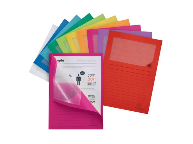 50 Venstermappen Forever 22x31cm Assorti