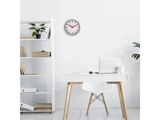 Stationsklok - 25.5cm - Stille wandklok - Wit - nXt by NeXtime - "Newc - 4