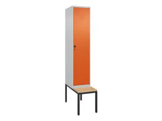locker voor scheiding van kleding,HxBxD 2120x400x815mm,1vak - 1