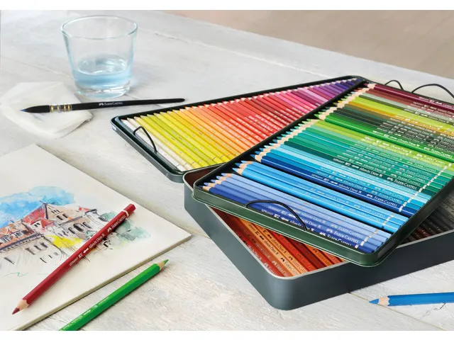 Crayons de couleur Albrecht Dürer Magnus boîte métal 120pcs