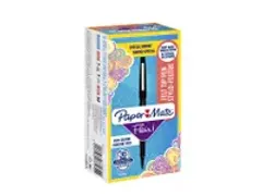 OUTLET Fineliner Paper Mate Flair Original medium zwart valuepack à 3