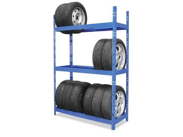 bandenstelling,HxBxD 1950x1300x500mm,v. banden-Ø 680mm,vaklast 100kg