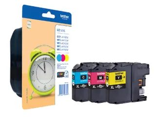 Brother LC-125XL Rainbowpack Inktcartridge Set (Zwart+Kleur) - 1