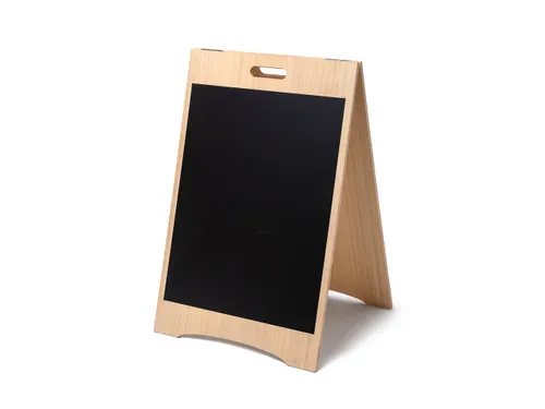 Krijtstoepbord Economy Houten A-Bord 55x82cm