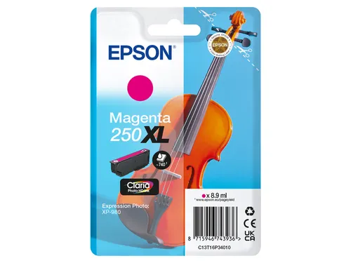 Inktcartridge Epson 250XL T16P34 rood