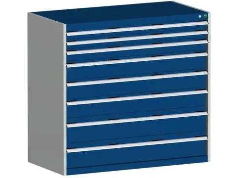 Ladekast 1200x1300x750mm 8laden 75kg Kleur RAL5010 Blauw